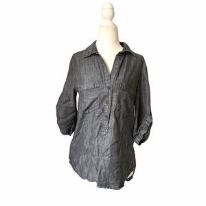 Bella Dahl Chambray Pocket Popover